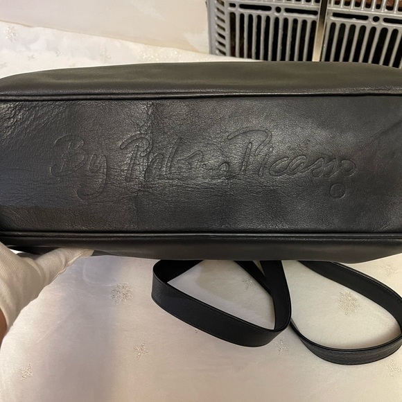 PALOMA PICASSO black soft leather shoulder bag - Picture 3 of 17
